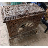 ANCIEN POÊLE DÉCORATIF EN FONTE AJOURÉE – STYLE RÉTRO