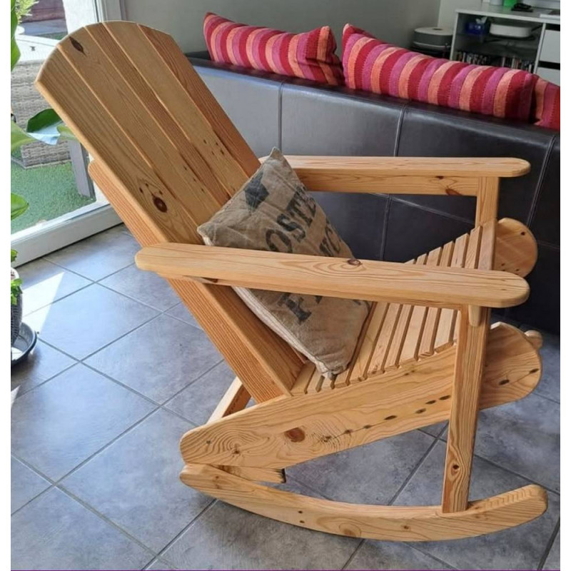 CHAISE BERÇANTE EN BOIS – FABRICATION ARTISANALE