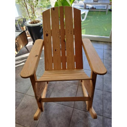 CHAISE BERÇANTE EN BOIS – FABRICATION ARTISANALE