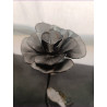 ROSE EN MÉTAL – PIÈCE ARTISANALE