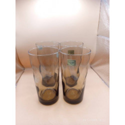 LOT DE 4 VERRES HAUTS...
