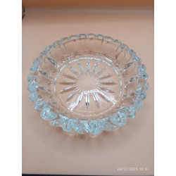 CENDRIER EN VERRE MOTIF ETOILE