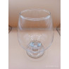 VERRE BALLON SUR PIED EN VERRE TRANSPARENT