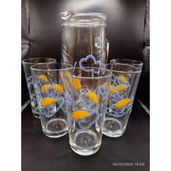 SERVICE CARAFE + 5 VERRES...