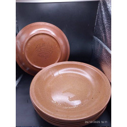 LOT DE 6 ASSIETTES CREUSES...