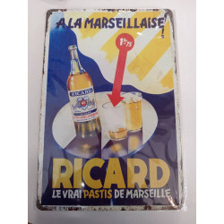 DECORATION PLAQUE METAL 6