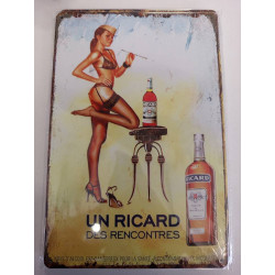 DECORATION PLAQUE METAL 12