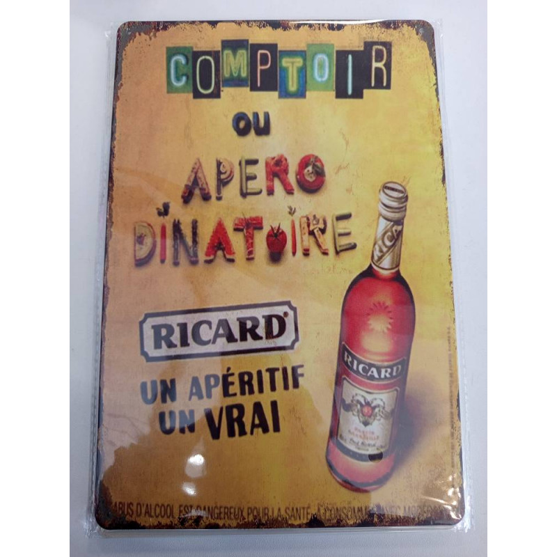 DECORATION PLAQUE METAL 13