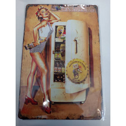 DECORATION PLAQUE METAL 7