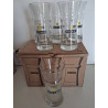 6 VERRES TUBE RICARD PETIT SOLEIL 