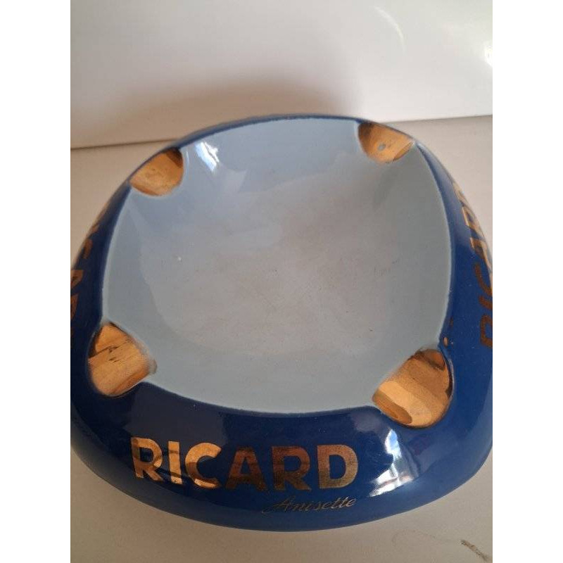 CENDRIER RICARD ANISETTE BLEU