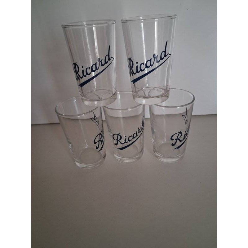 5 PETITS VERRES RICARD 
