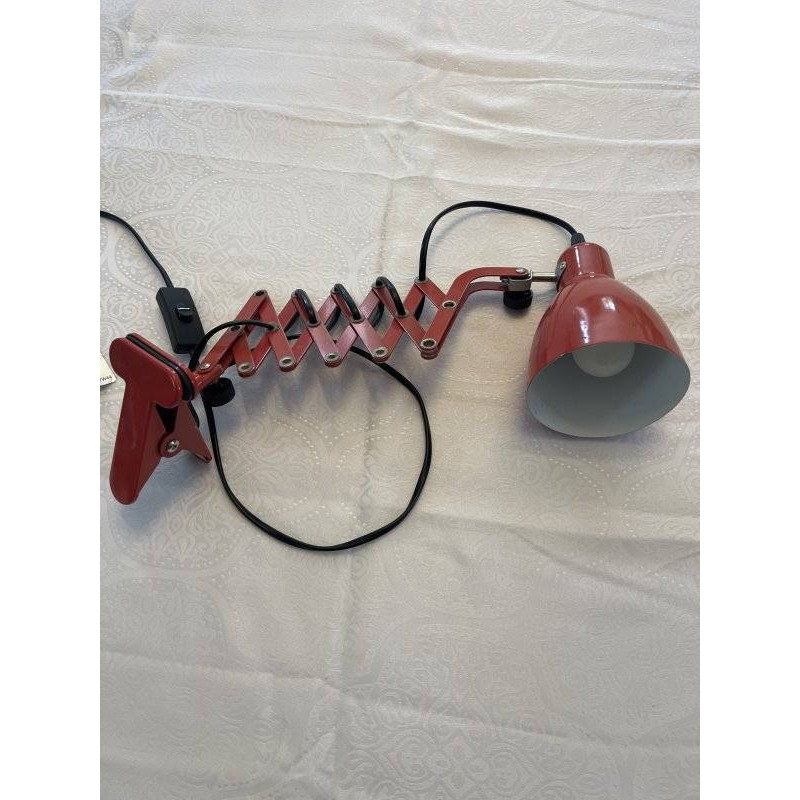 LAMPE CLIP ROUGE
