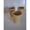 3 VERRES EN GRèS 