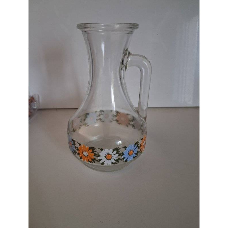 CARAFE VINTAGE FLEURS 