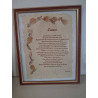 TABLEAU POèME PAPIER CHIFFON